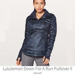 LULULEMON Down For a Run Pullover II, Inkwell Blue - Sz. 6   ❗️AS NEW❗️